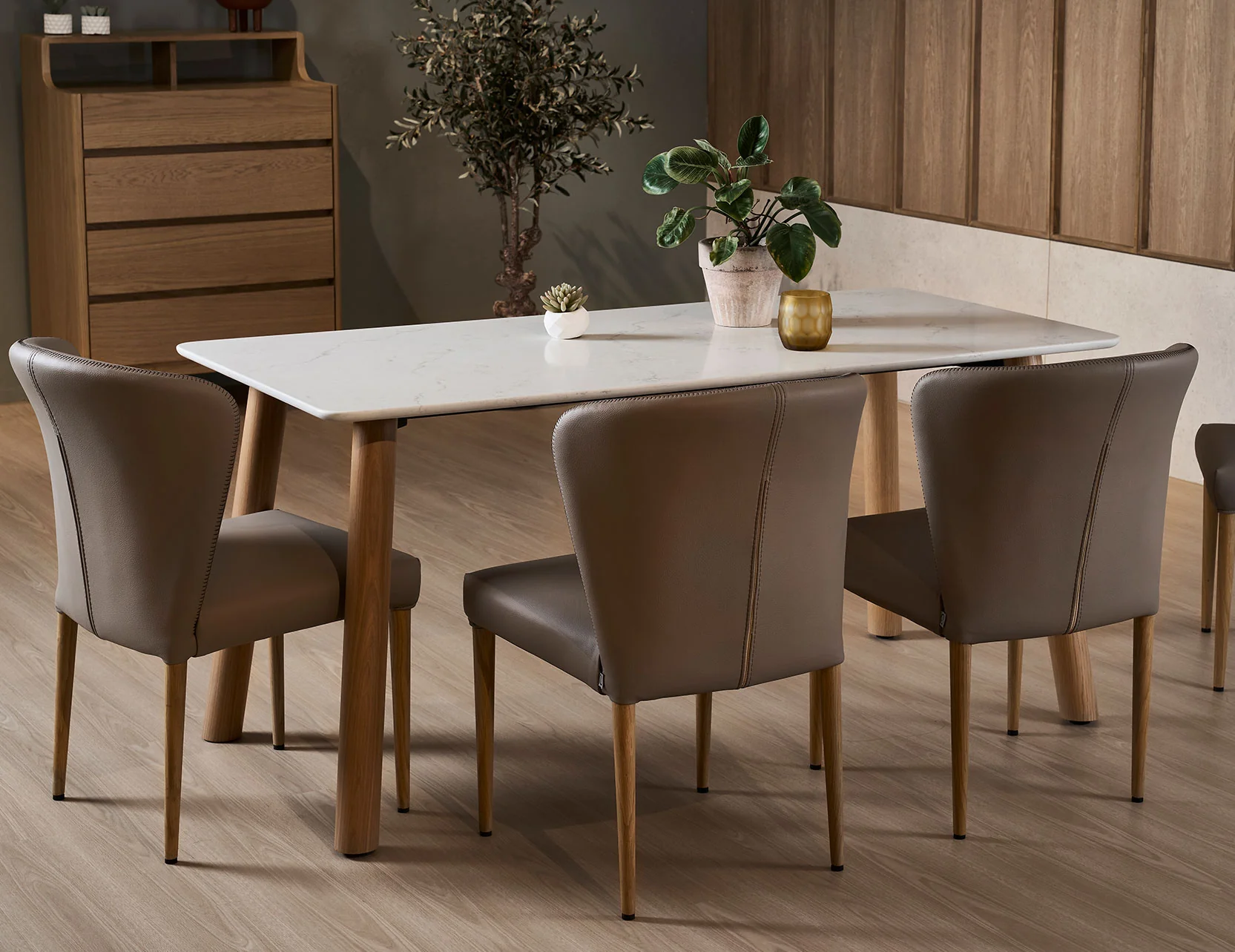 Quartz Top Dining Table